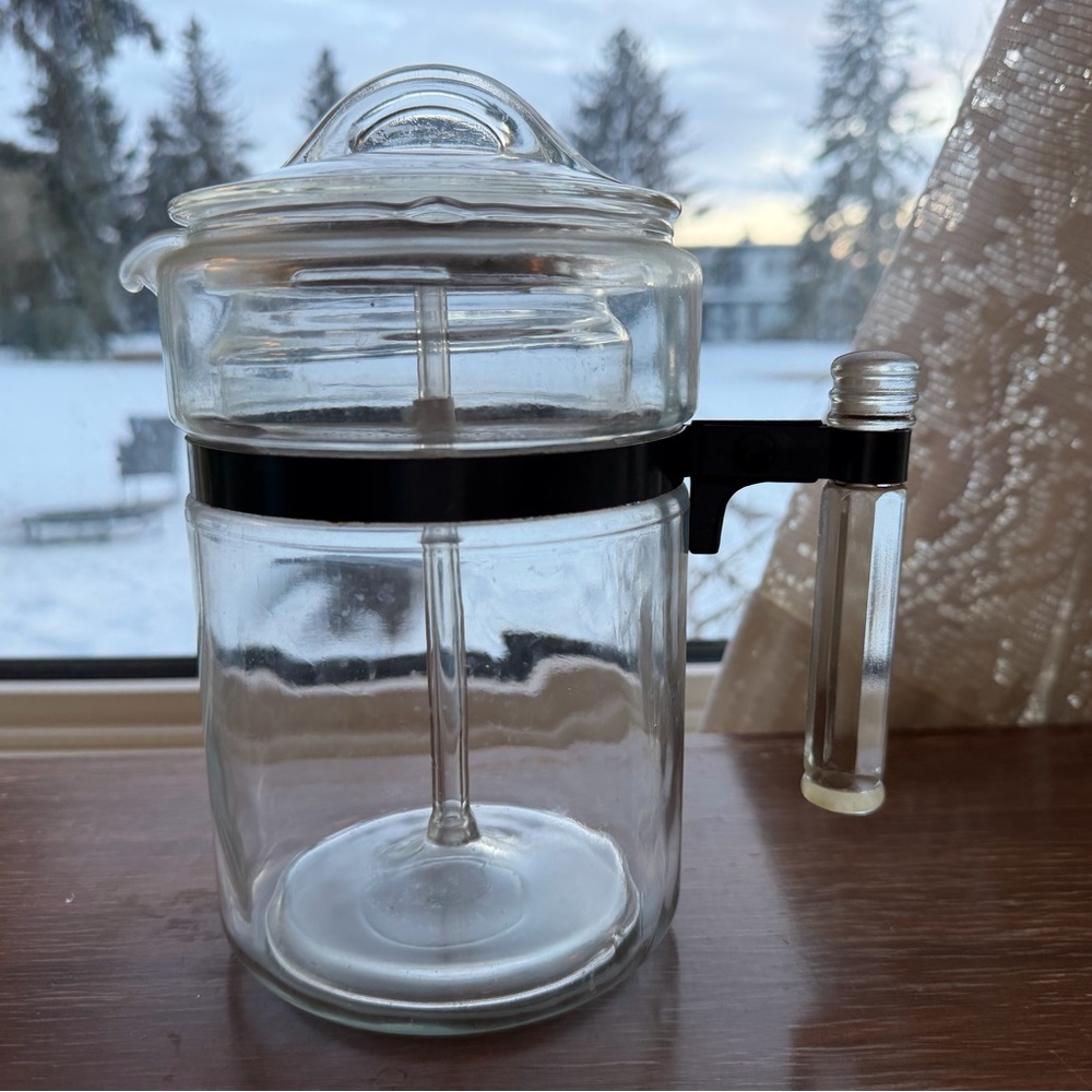 Earlier Vintage Pyrex percolator 6 cups 1806